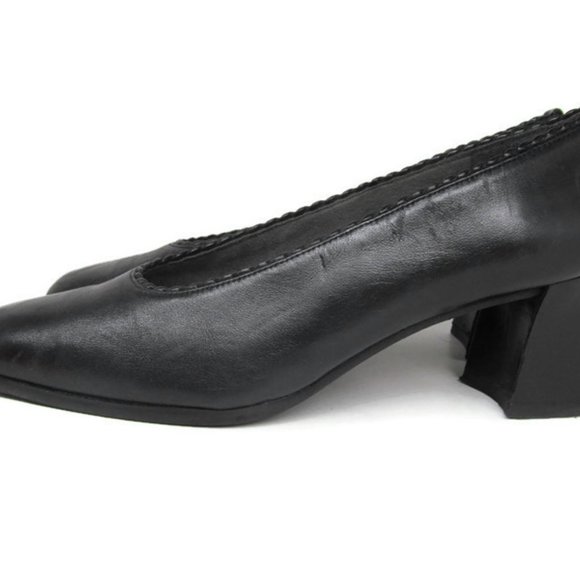 Stuart Weitzman women Size 8 N Black Fashion Pump - Picture 5 of 10